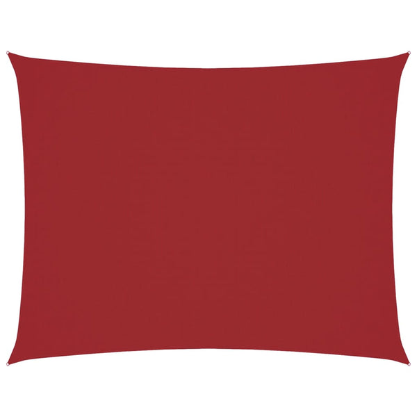 Sonnensegel Oxford-Gewebe Rechteckig 6x7 m Rot