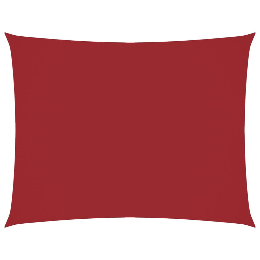 Sonnensegel Oxford-Gewebe Rechteckig 6x8 m Rot