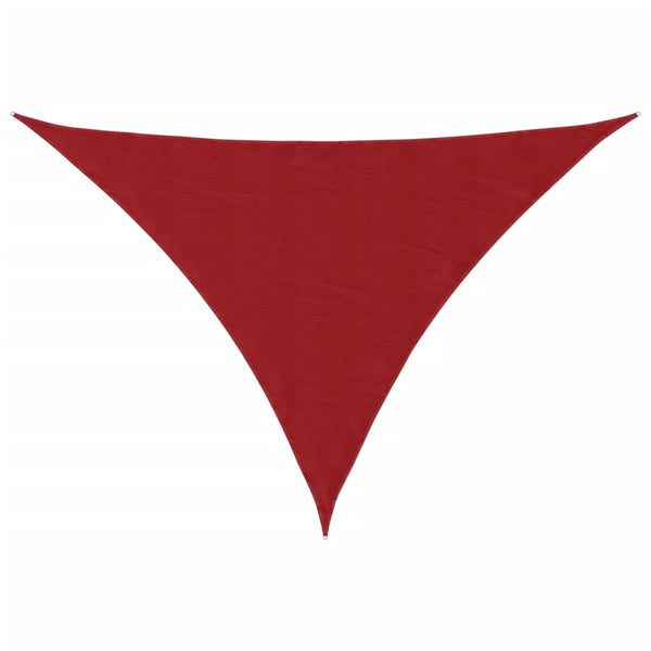 Sonnensegel Oxford-Gewebe Dreieckig 3x4x4 m Rot