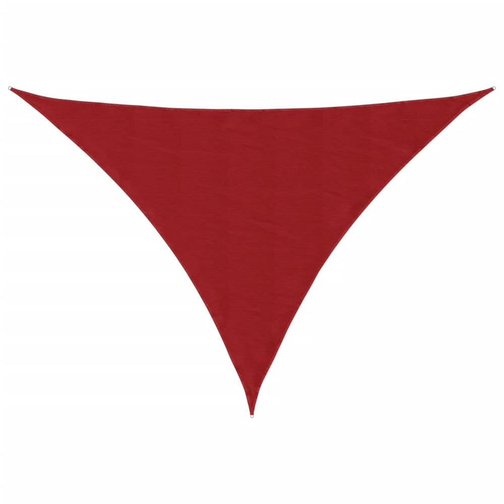 Sonnensegel Oxford-Gewebe Dreieckig 3,5x3,5x4,9 m Rot