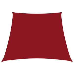 Sonnensegel Oxford-Gewebe Trapezförmig 2/4x3 m Rot