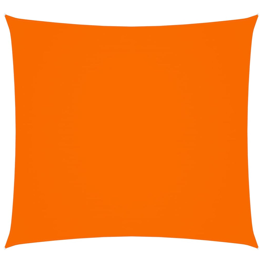 vidaXL Voile d'ombrage Tissu Oxford Carré 4x4 m Orange
