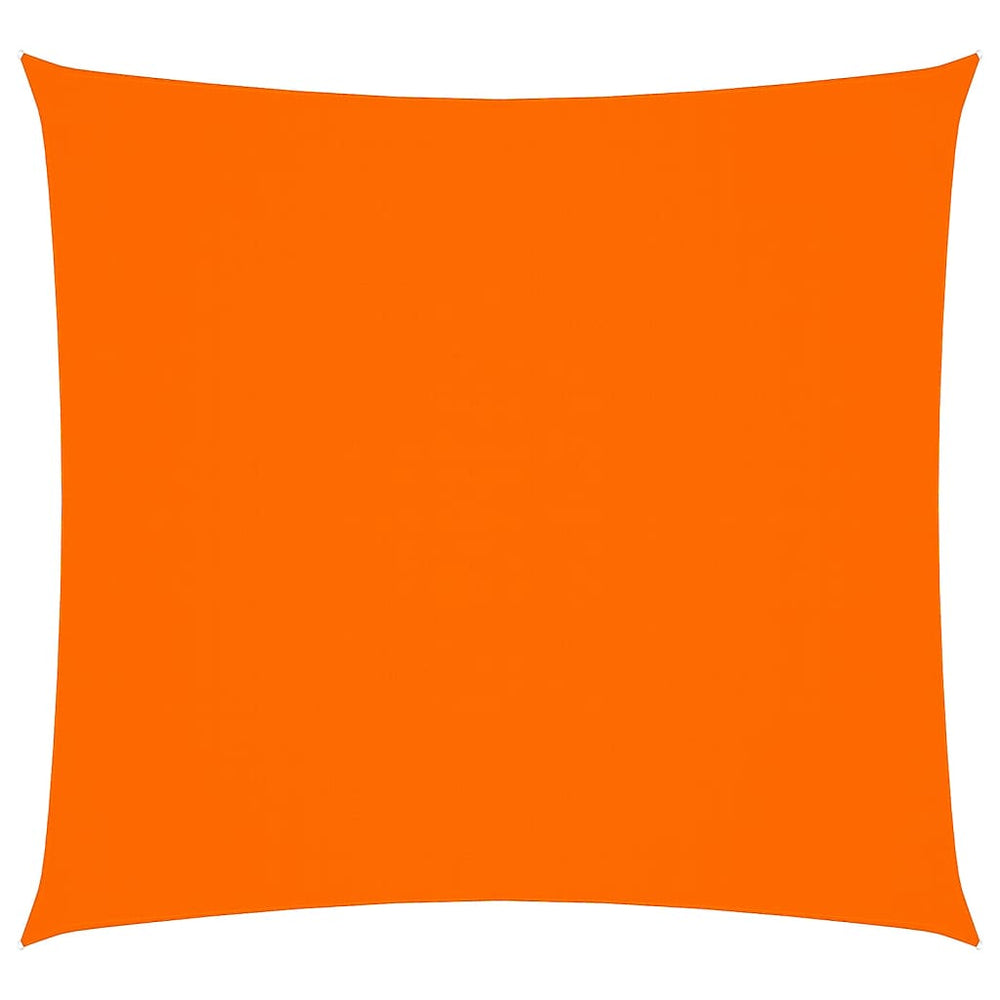 vidaXL Voile d'ombrage carré en tissu Oxford 5x5 m Orange
