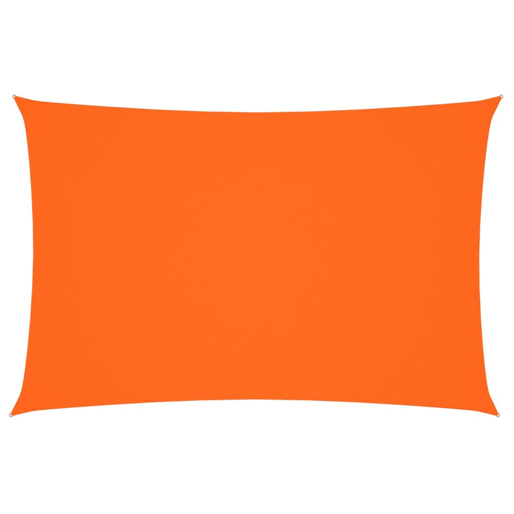 vidaXL Voile d'ombrage rectangulaire en tissu Oxford 2x4 m orange