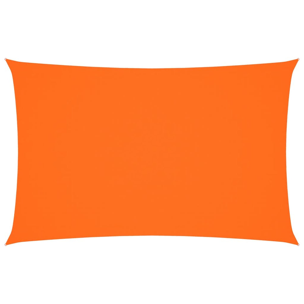 vidaXL Voile d'ombrage rectangulaire en tissu Oxford 2x5 m Orange