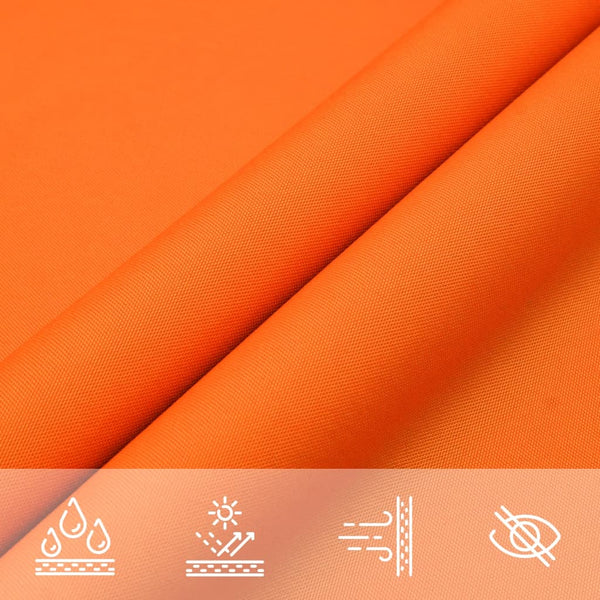 Sonnensegel Oxford-Gewebe Rechteckig 3x4 m Orange