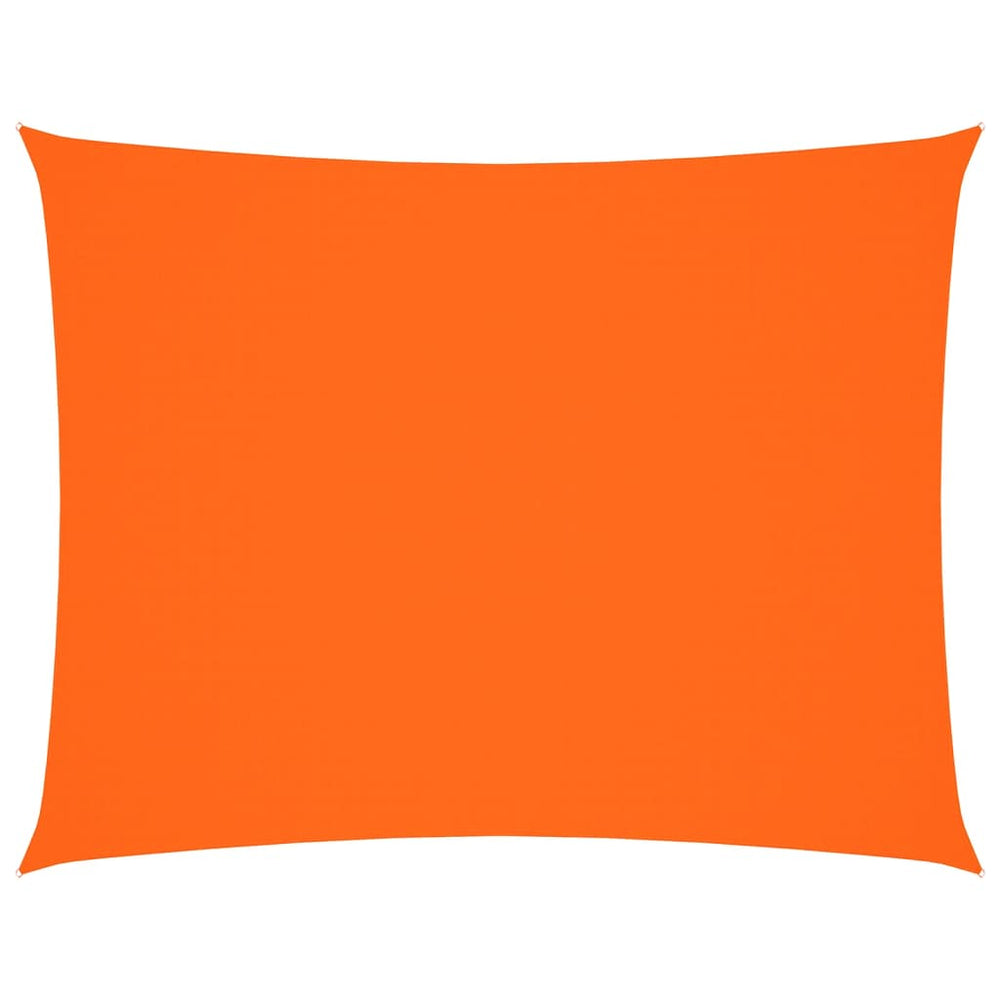 vidaXL Voile d'ombrage rectangulaire en tissu Oxford 5x7 m Orange
