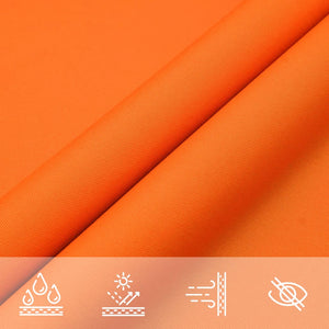 Sonnensegel Oxford-Gewebe Rechteckig 6x7 m Orange