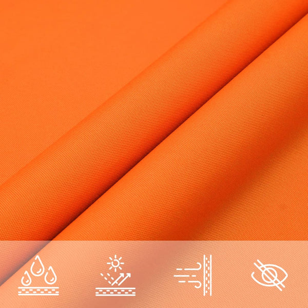Sonnensegel Oxford-Gewebe Rechteckig 6x7 m Orange