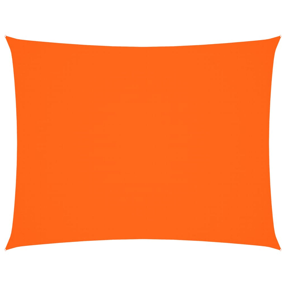vidaXL Voile d'ombrage rectangulaire en tissu Oxford 6x8 m Orange