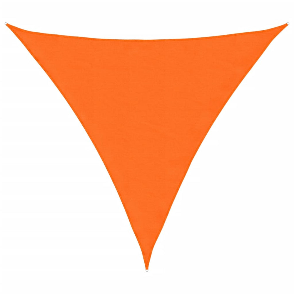 vidaXL Voile d'ombrage en tissu Oxford triangulaire 4x4x4 m orange