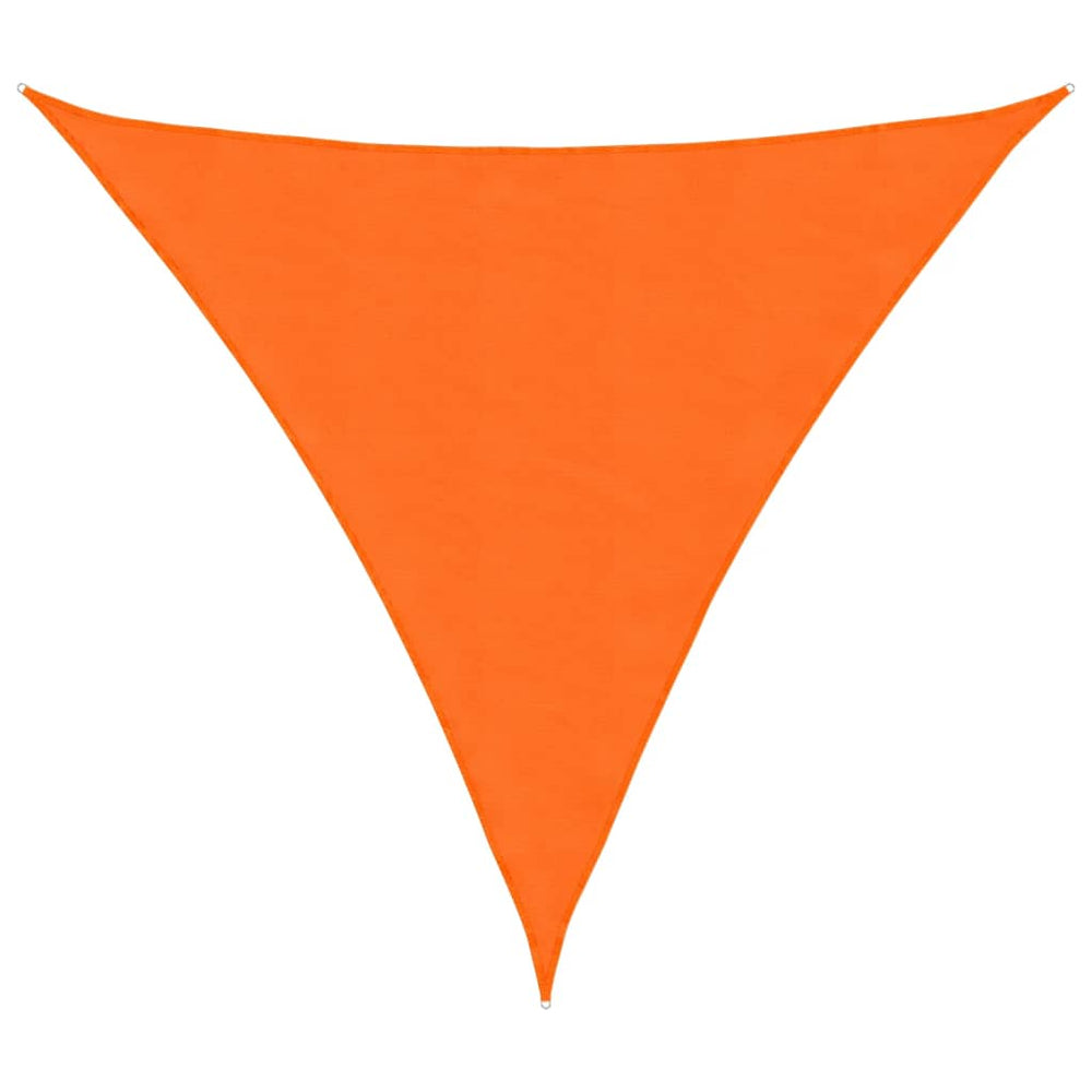 vidaXL Voile d'ombrage en tissu Oxford triangulaire 4,5x4,5x4,5 m orange