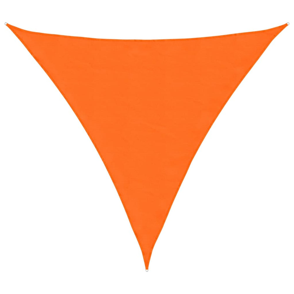 vidaXL Voile d'ombrage en tissu Oxford triangulaire 5x5x5 m orange