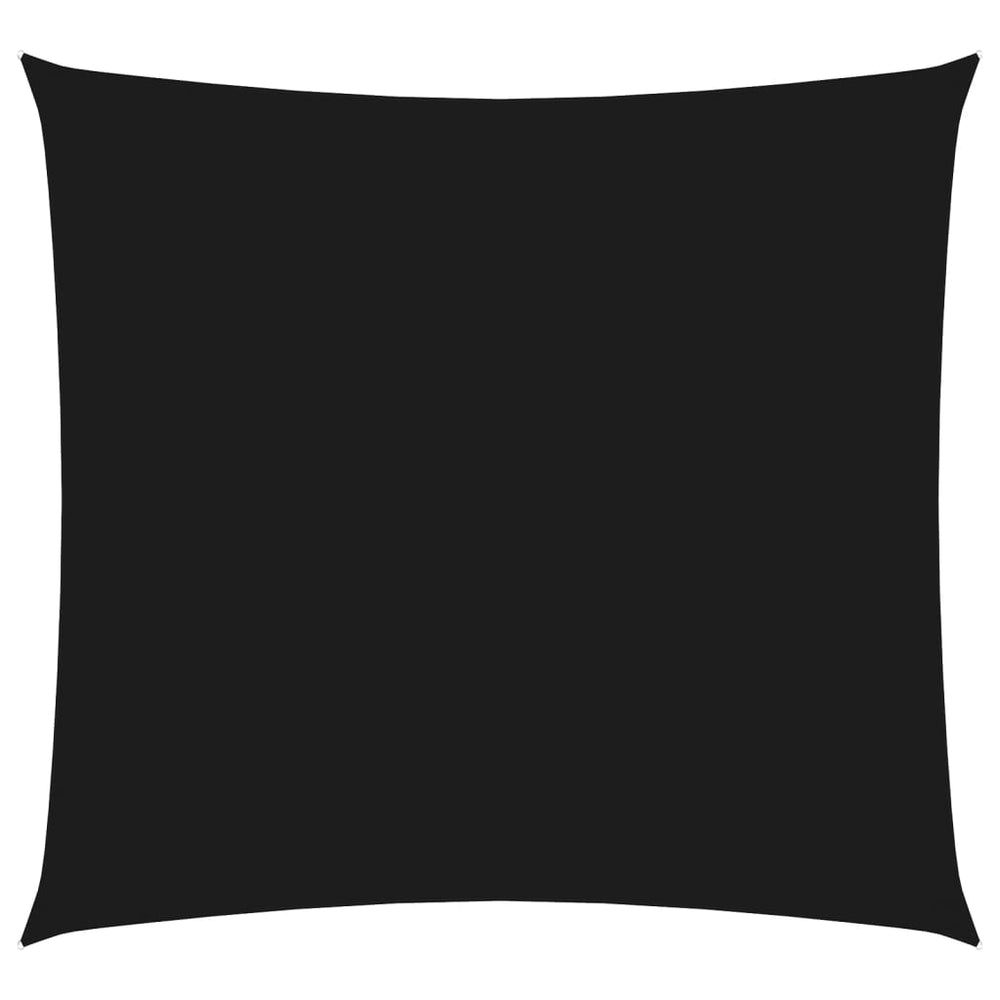 vidaXL Voile d'ombrage Tissu Oxford Carré 3x3 m Noir
