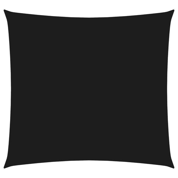 vidaXL Voile d'ombrage Tissu Oxford Carré 3x3 m Noir