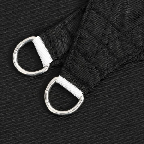 vidaXL Voile d'ombrage carré en tissu Oxford 4x4 m Noir