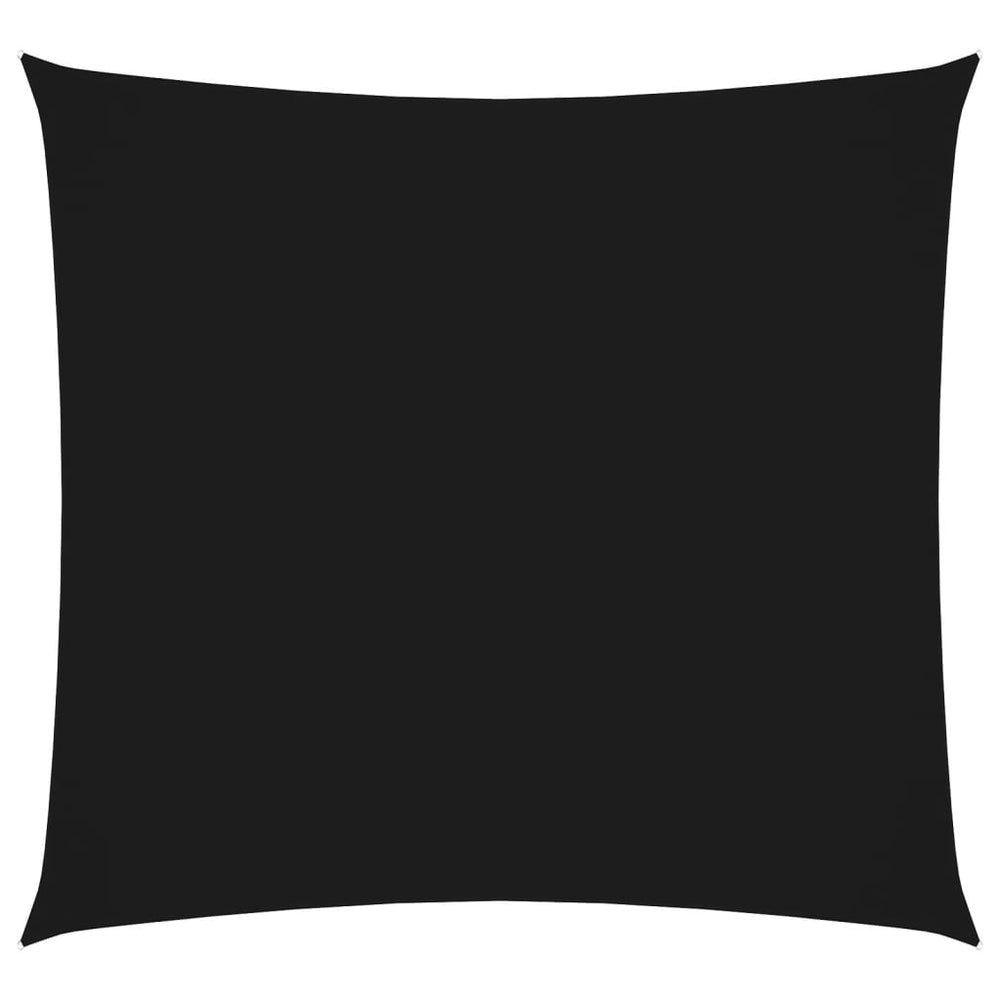 vidaXL Voile d'ombrage en tissu Oxford Carré 4,5x4,5 m Noir