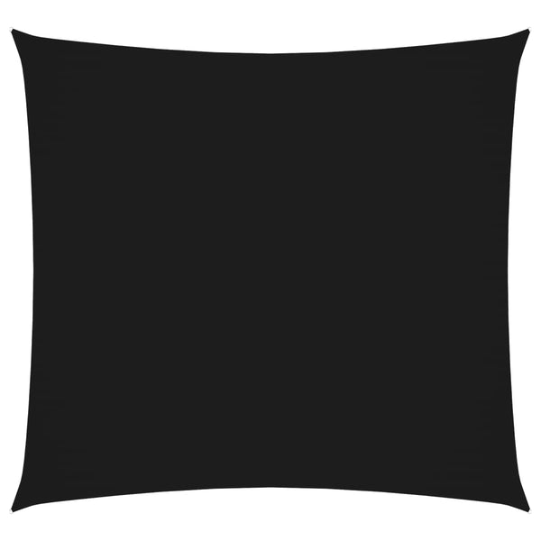 Sonnensegel Oxford-Gewebe Quadratisch 5x5 m Schwarz