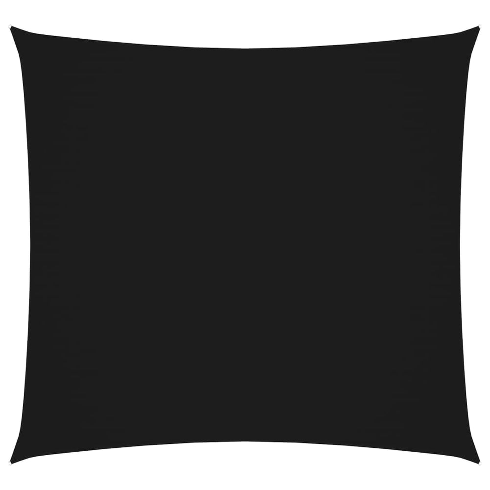 vidaXL Voile d'ombrage en tissu Oxford Carré 6x6 m Noir