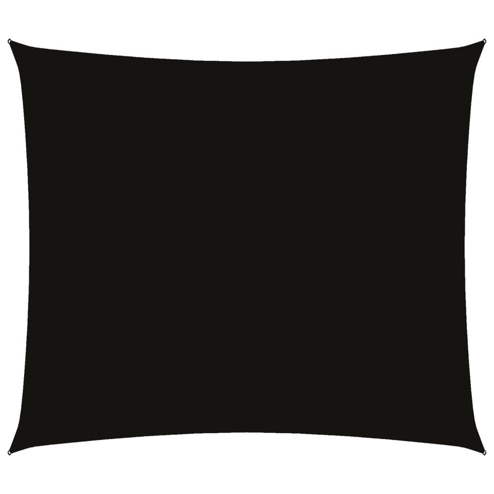 vidaXL Voile d'ombrage rectangulaire en tissu Oxford 2x2,5 m noir