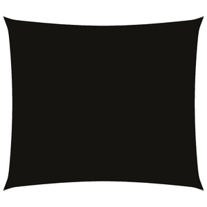 Sonnensegel Oxford-Gewebe Rechteckig 2x2,5 m Schwarz