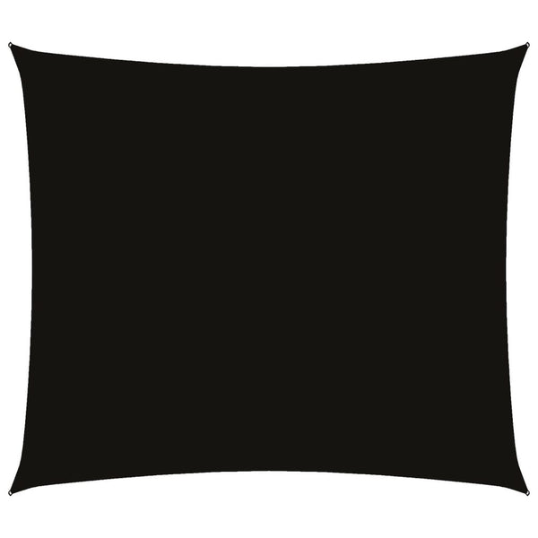 Sonnensegel Oxford-Gewebe Rechteckig 2x2,5 m Schwarz