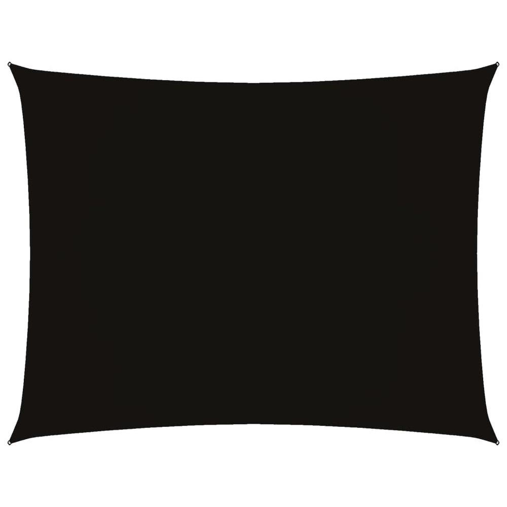 vidaXL Voile d'ombrage Tissu Oxford Rectangulaire 2x3 m Noir
