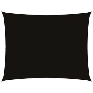 Sonnensegel Oxford-Gewebe Rechteckig 2x3 m Schwarz