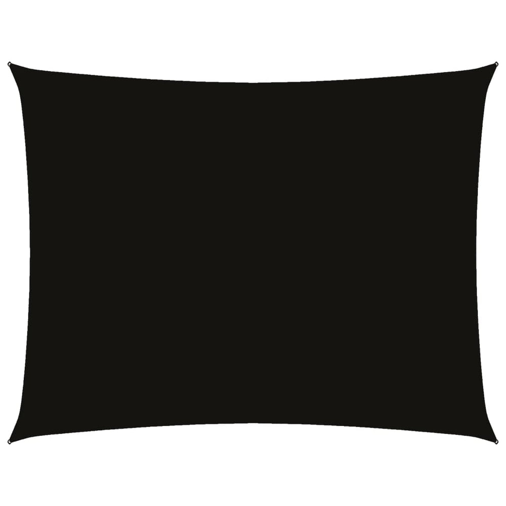 vidaXL Voile d'ombrage en tissu Oxford rectangulaire 2x3,5 m noir