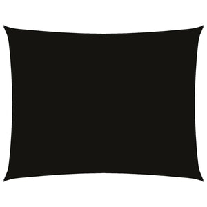 Sonnensegel Oxford-Gewebe Rechteckig 2x3,5 m Schwarz