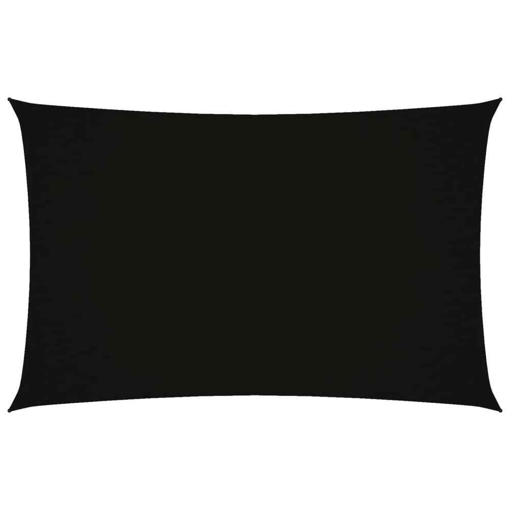vidaXL Voile d'ombrage Tissu Oxford Rectangulaire 2x4,5 m Noir