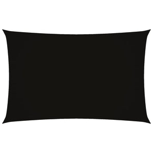 Sonnensegel Oxford-Gewebe Rechteckig 2x5 m Schwarz