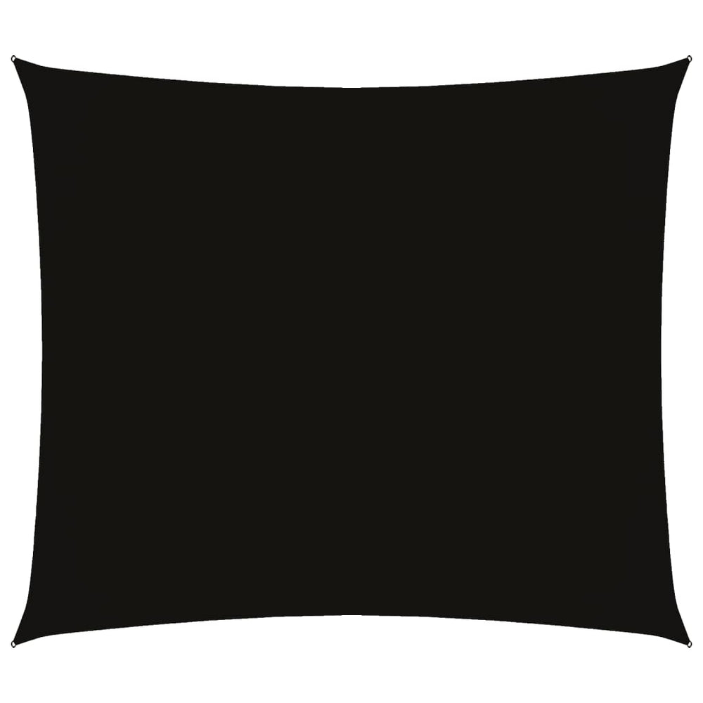 vidaXL Voile d'ombrage en tissu Oxford rectangulaire 2,5x3 m Noir