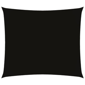 Sonnensegel Oxford-Gewebe Rechteckig 2,5x3 m Schwarz
