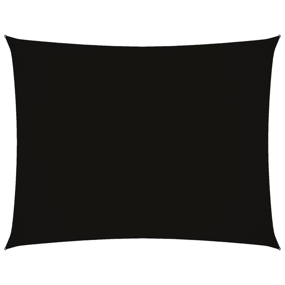 vidaXL Voile d'ombrage en tissu Oxford rectangulaire 2,5x3,5 m noir