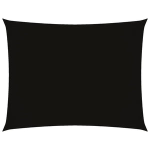 Sonnensegel Oxford-Gewebe Rechteckig 2,5x3,5 m Schwarz