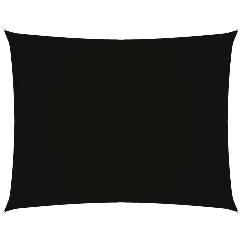 vidaXL Voile d'ombrage Tissu Oxford Rectangulaire 2,5x4 m Noir
