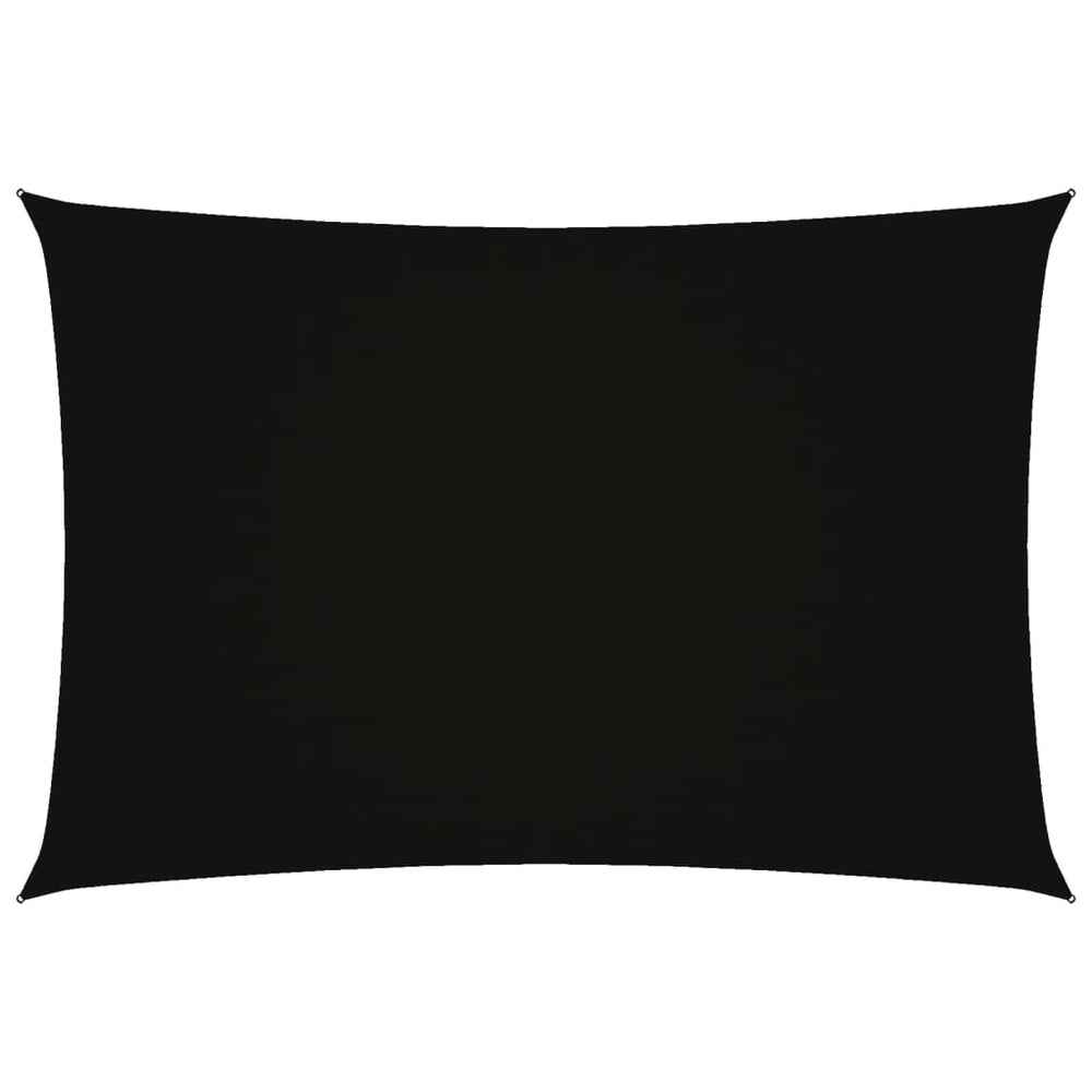 vidaXL Voile d'ombrage en tissu Oxford rectangulaire 2,5x4,5 m noir