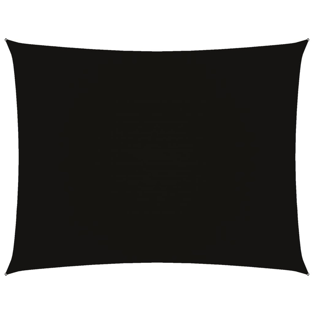 vidaXL Voile d'ombrage Tissu Oxford Rectangulaire 3x4,5 m Noir