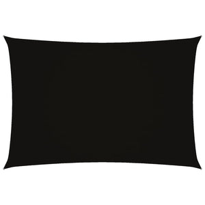 Sonnensegel Oxford-Gewebe Rechteckig 3x5 m Schwarz