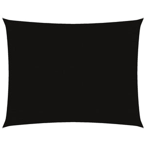 vidaXL Voile d'ombrage Tissu Oxford Rectangulaire 3x6 m Noir