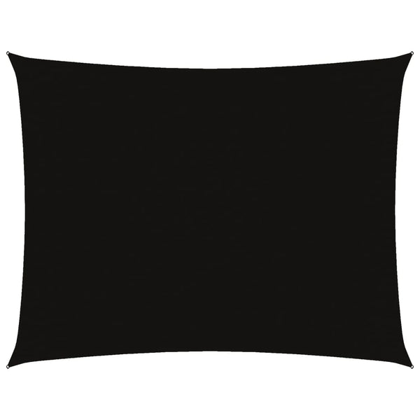 vidaXL Voile d'ombrage Tissu Oxford Rectangulaire 3x6 m Noir