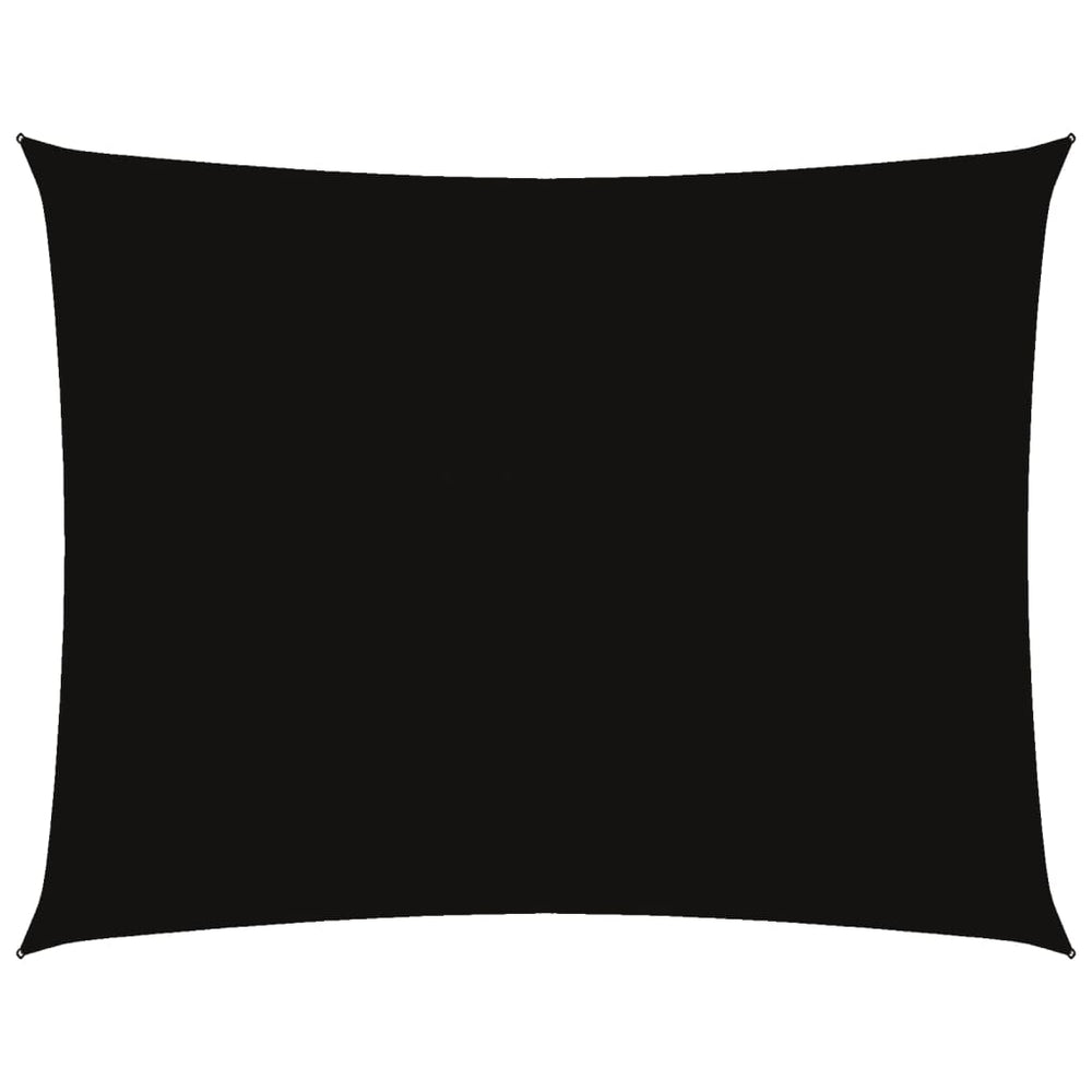 vidaXL Voile d'ombrage Tissu Oxford Rectangulaire 3,5x4,5 m Noir