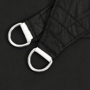 Sonnensegel Oxford-Gewebe Rechteckig 3,5x4,5 m Schwarz