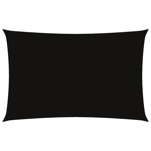 Sonnensegel Oxford-Gewebe Rechteckig 5x8 m Schwarz