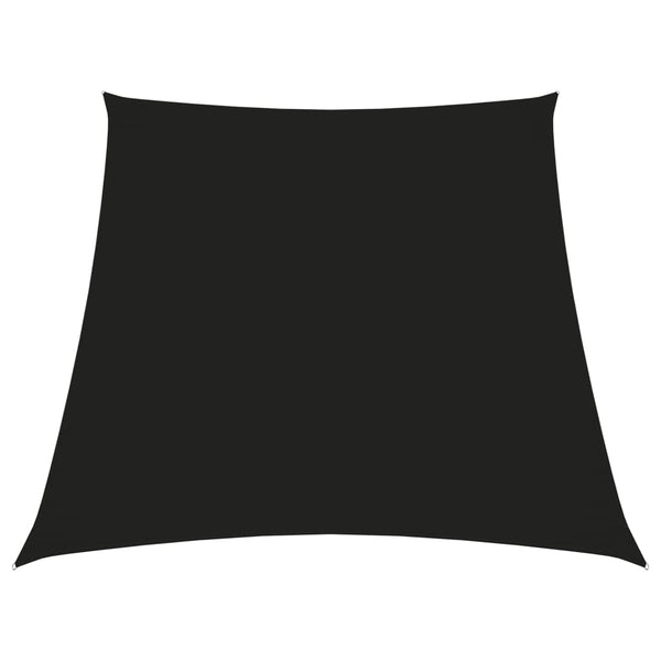 Sonnensegel Oxford-Gewebe Trapezförmig 2/4x3 m Schwarz