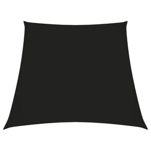 Sonnensegel Oxford-Gewebe Trapezförmig 3/5x4 m Schwarz