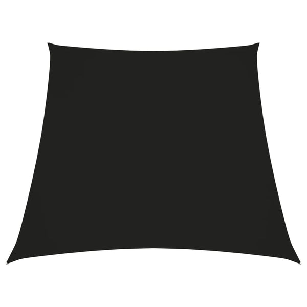 Sonnensegel Oxford-Gewebe Trapezförmig 3/5x4 m Schwarz