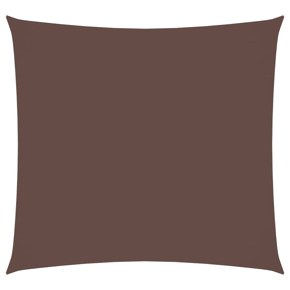 vidaXL Voile d'ombrage en tissu Oxford Carré 2,5x2,5 m Marron