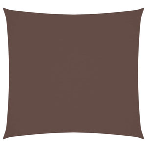 Sonnensegel Oxford-Gewebe Quadratisch 3,6x3,6 m Braun